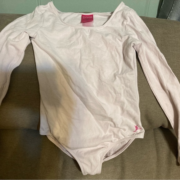 Capezio | Costumes | Guc Large Pink Leotard Long Sleeve | Poshmark